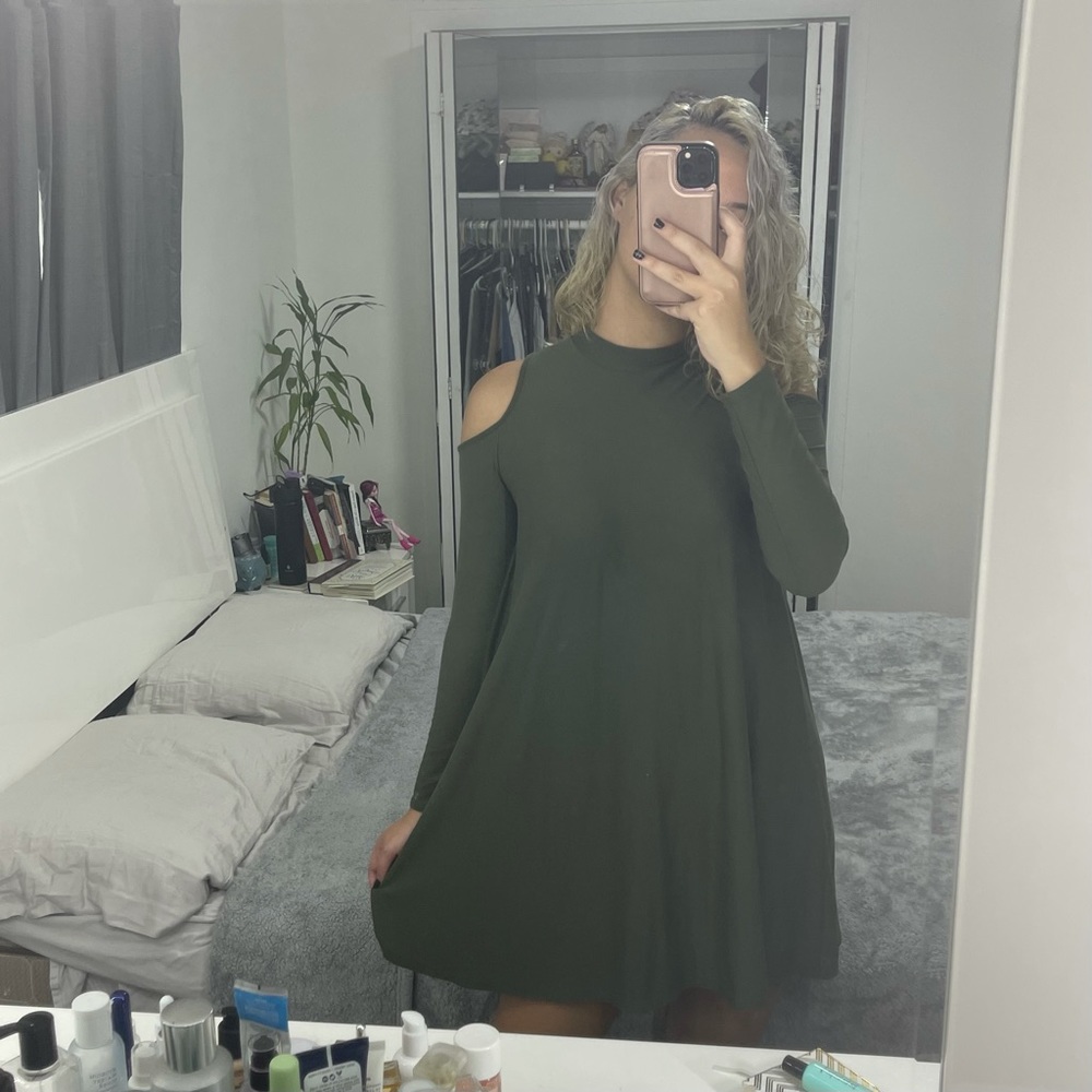 Derek Heart - Olive Green Dress,  Size M